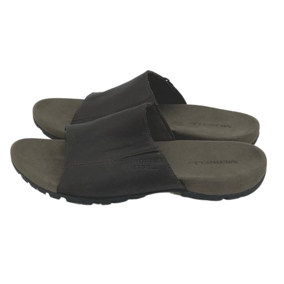 Merrell | Men's Sandspur Slide LTR Sandal | Brown | Size 12 - Picture 3 of 5